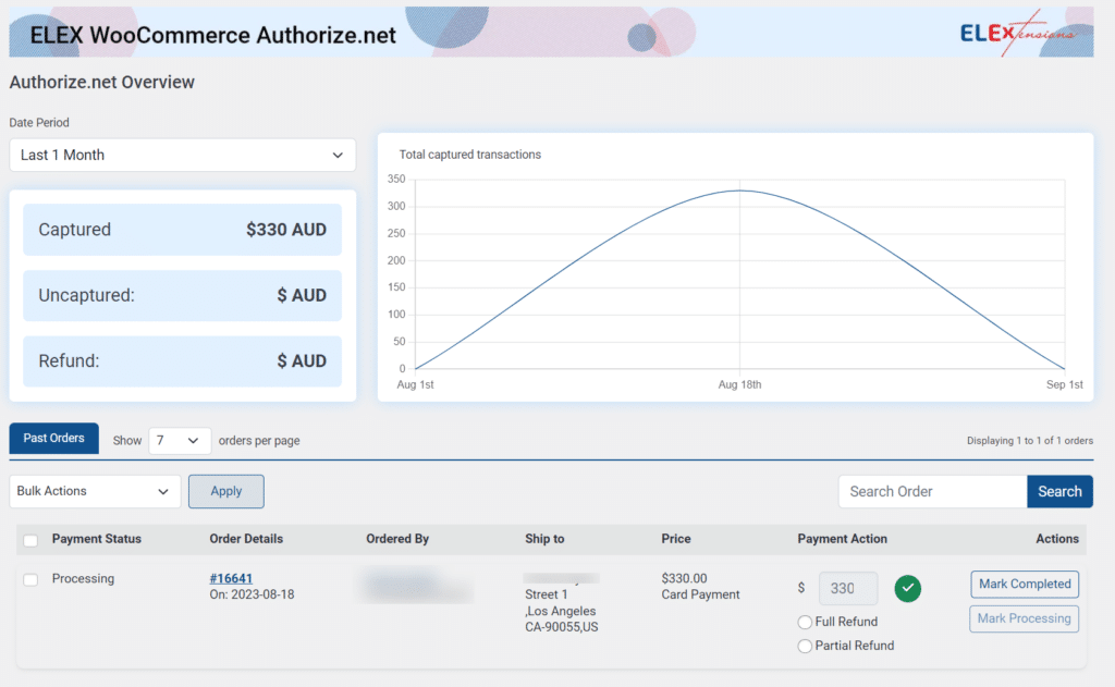 A Dashboard to Analyse Your Payment Transactions