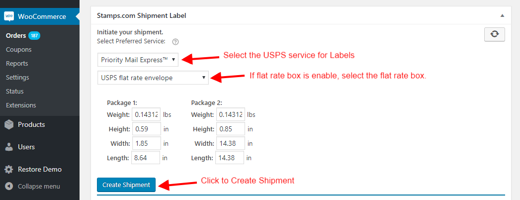 usps shipping label stamps.com