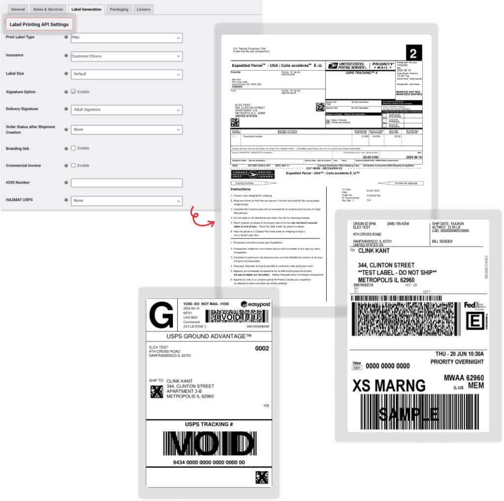 Print Shipping Labels using ELEX EasyPost Plugin
