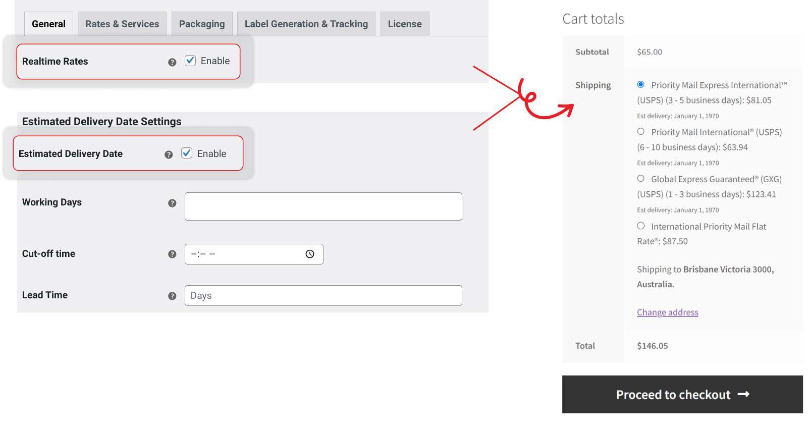 WooCommerce USPS Shipping Plugin with Print Label & Tracking
