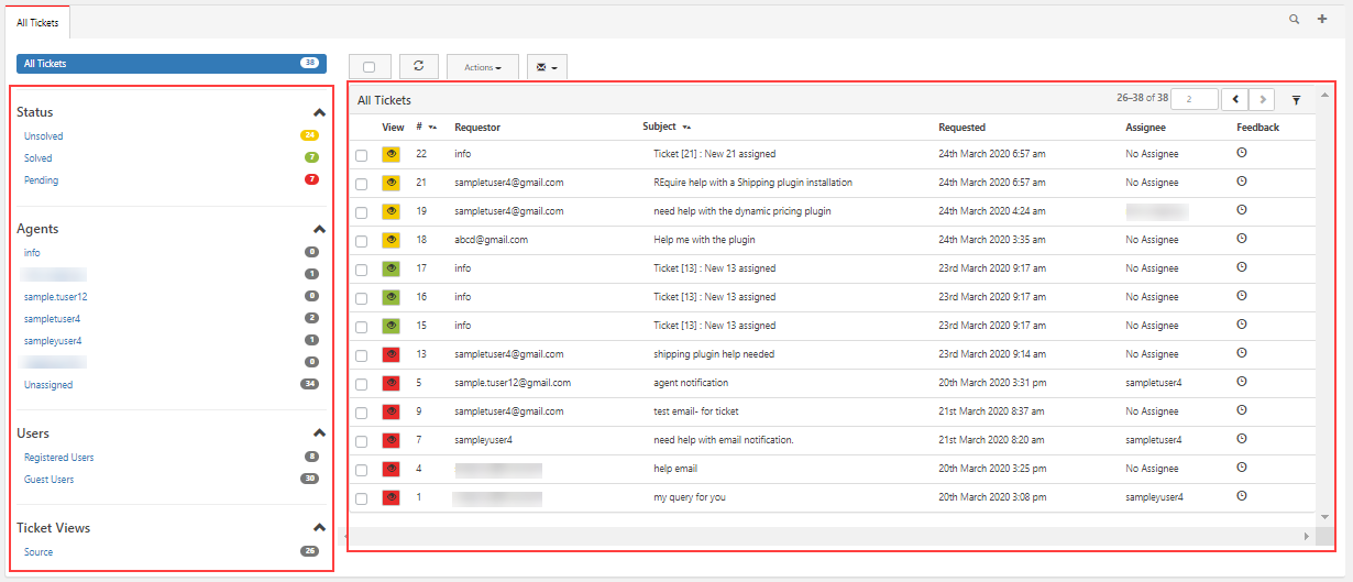 WSDesk - ELEX WordPress Helpdesk & Customer Support Ticket System Plugin | Unlimited Tickets & Agents