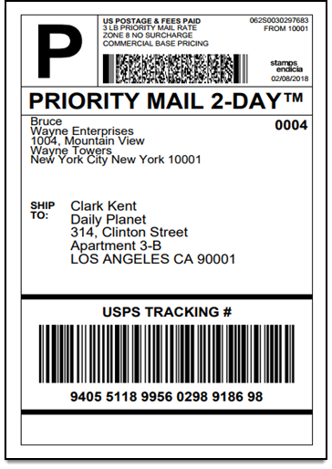 Create usps tracking number, generate usps label for your package