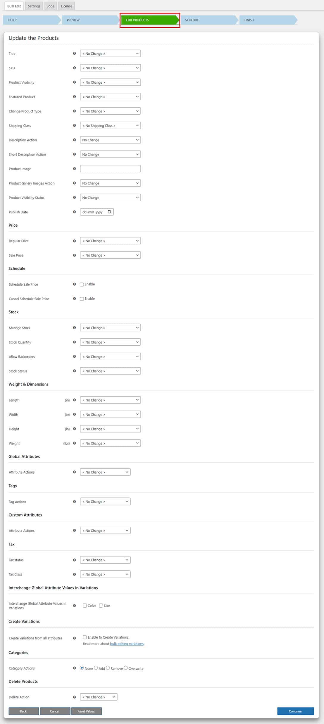 Edit Products with ELEX Bulk Edit Plugin