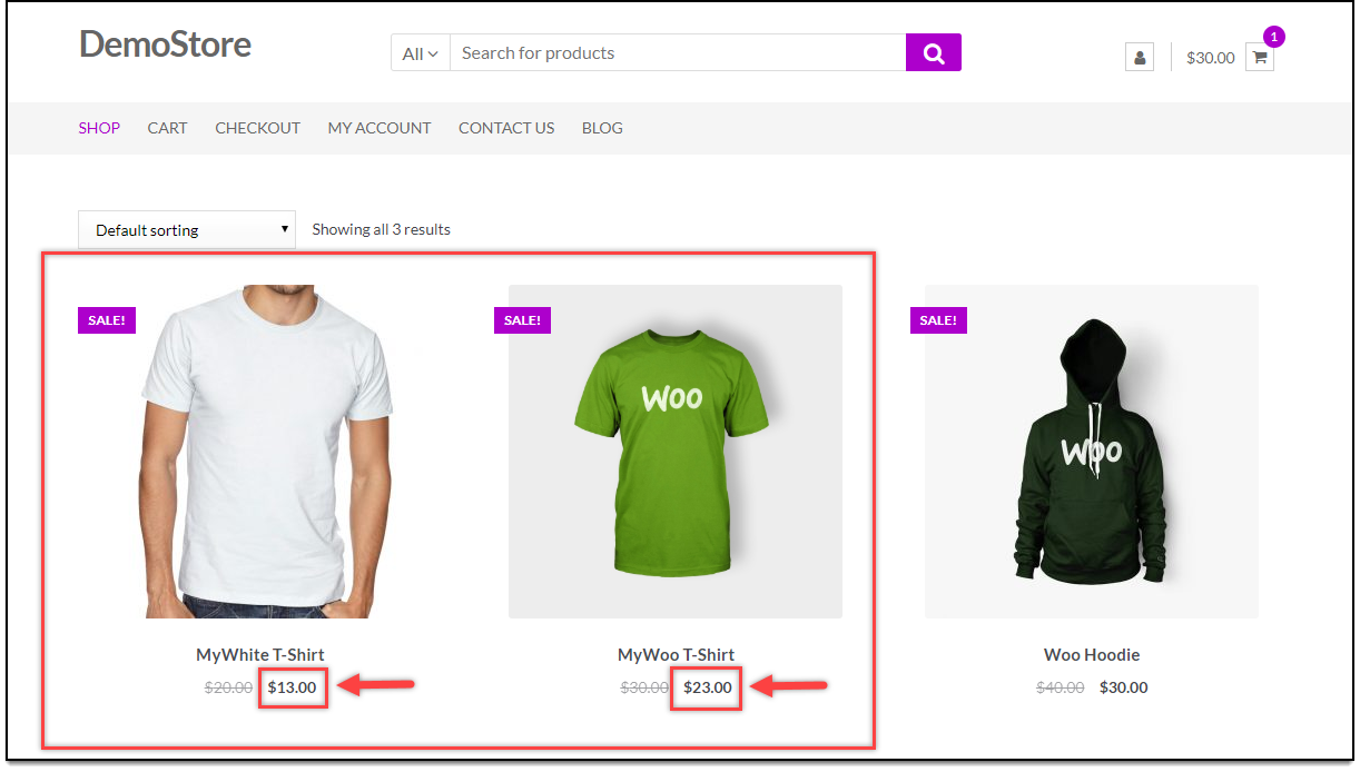 WooCommerce Bulk Edit Products | Sale Price Updated