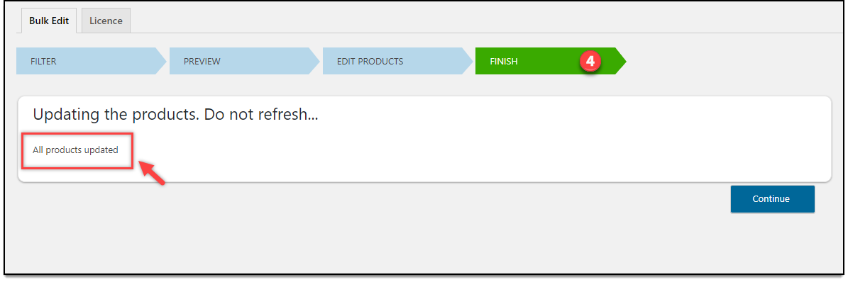 WooCommerce Bulk Edit Products | Products updated successfully WooCommerce Bulk Edit Products | Products updated successfully
