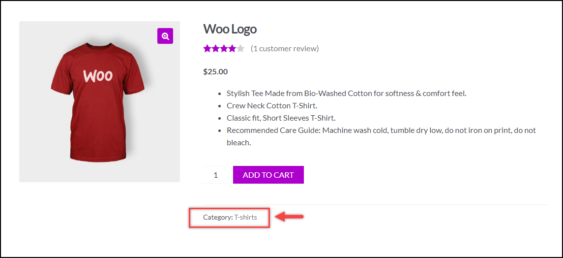 WooCommerce Bulk Edit Products | Clothing category removed