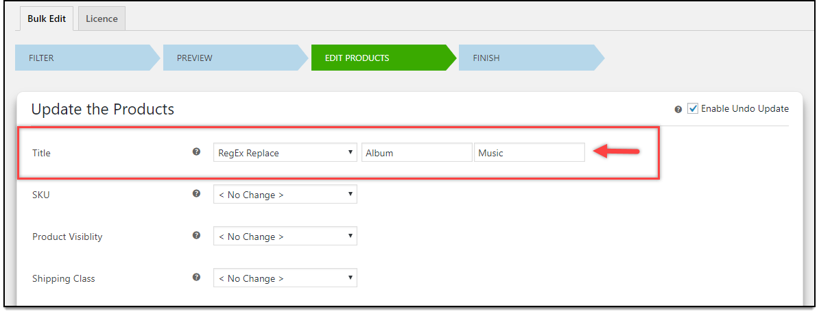 WooCommerce Bulk Edit Products using Regex | Replacing Album with Music using Regex