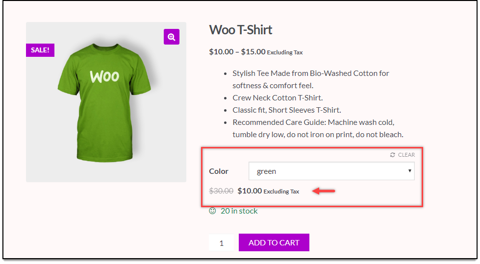 WooCommerce Role-Based Pricing for Variations | Variation 1 price for Shop managers