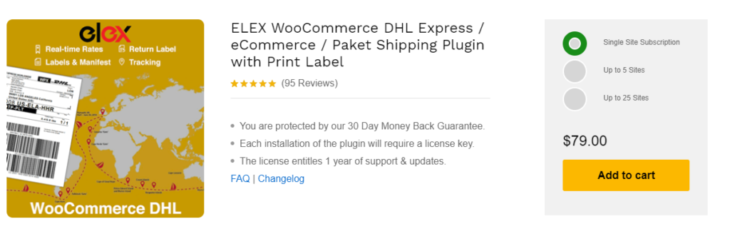Best DHL WooCommerce shipping plugin for India