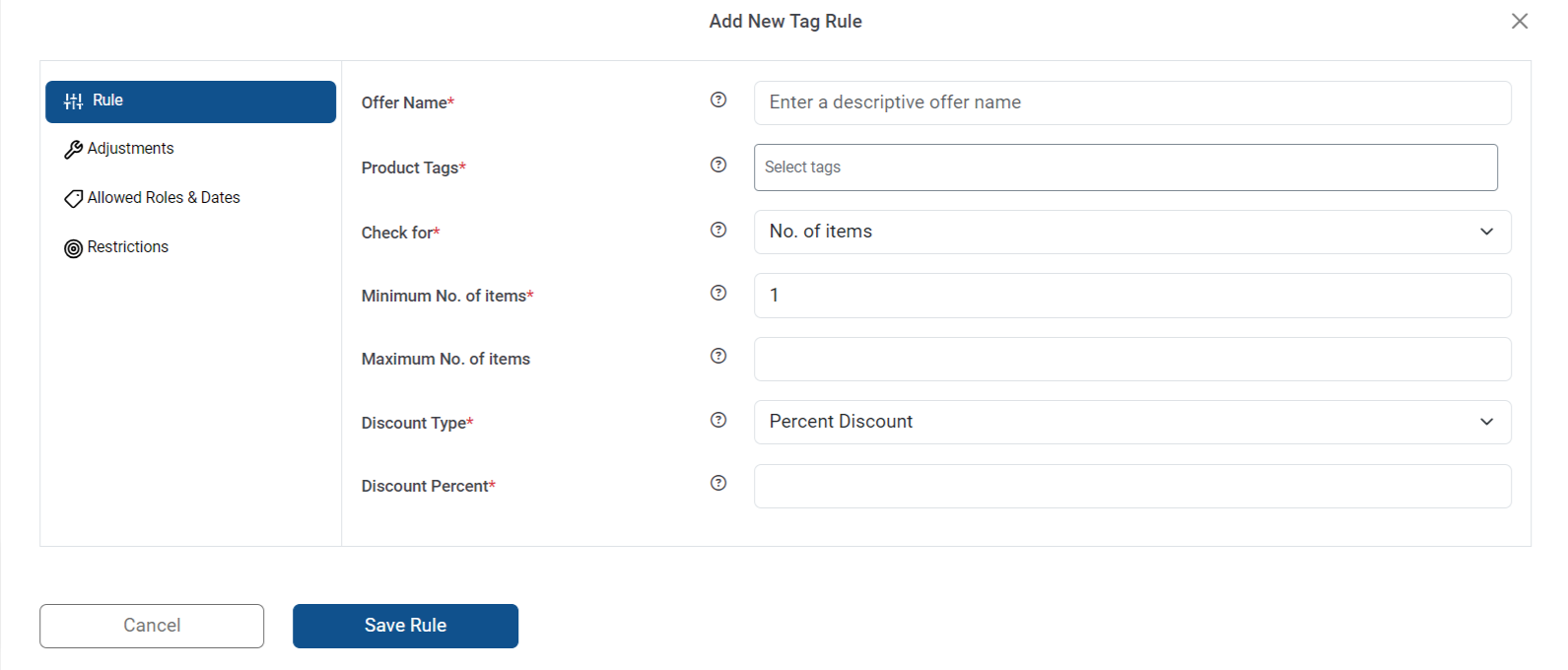 Tag Rules | Dynamic Pricing and Discounts