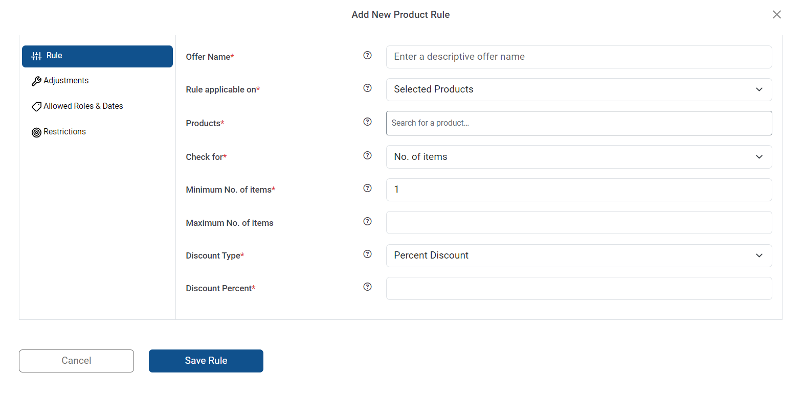 Product Rules | Dynamic Pricing and Discounts