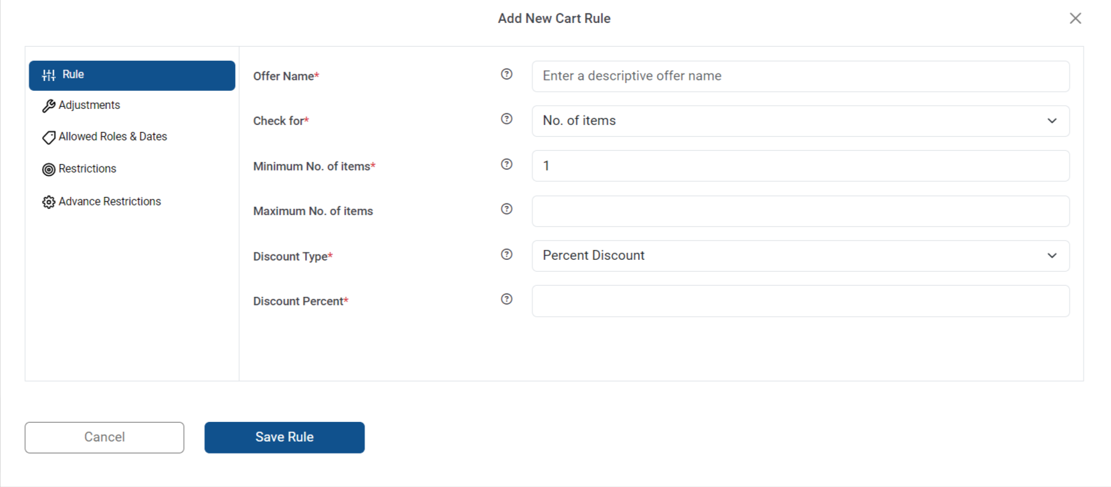 Cart Rules | Dynamic Pricing and Discounts
