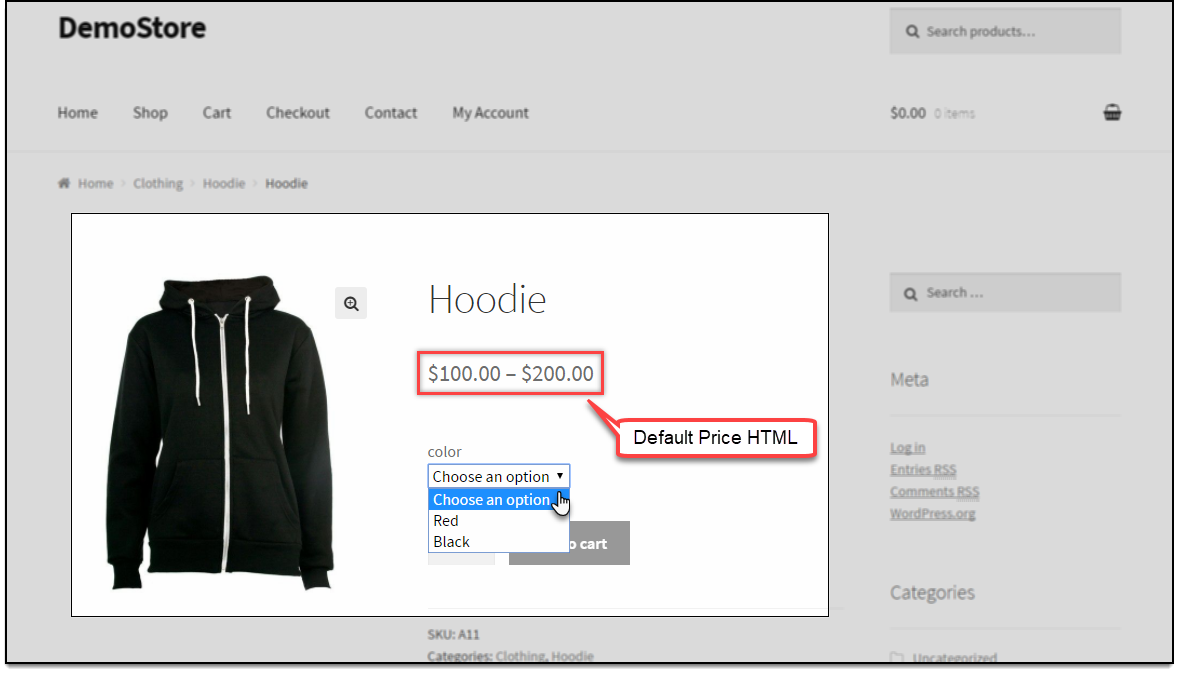 WooCommerce Dynamic Pricing and Discounts - Default Price HTML