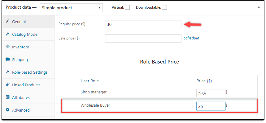 WooCommerce Wholesale Pricing - Setting product price to Wholesale buyers