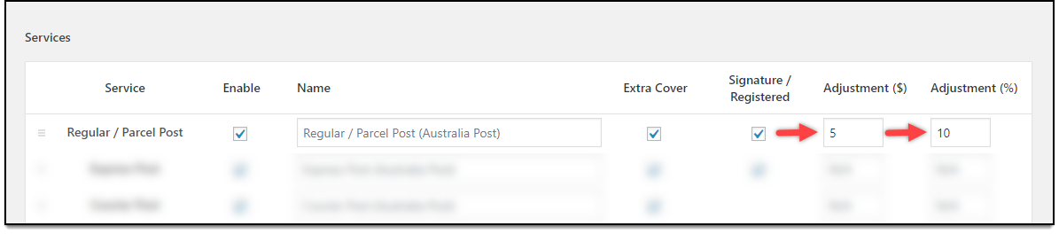 WooCommerce Australia Post Plugin | Amount & Percentage Adjustment