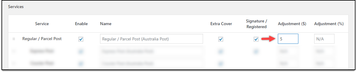 WooCommerce Australia Post Plugin | Amount Adjustment