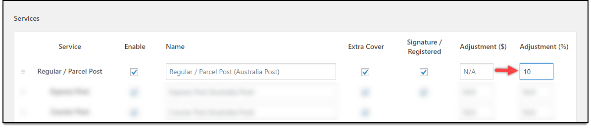 WooCommerce Australia Post Plugin | Percentage Adjustment