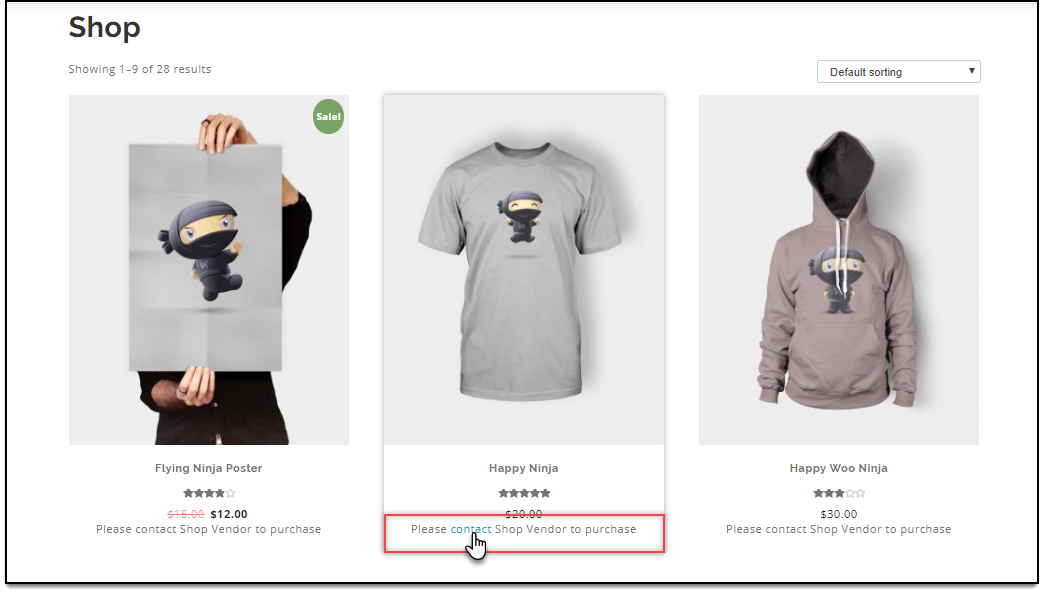 ELEX WooCommerce Role-Based Catalog Mode | Add to Cart button removed