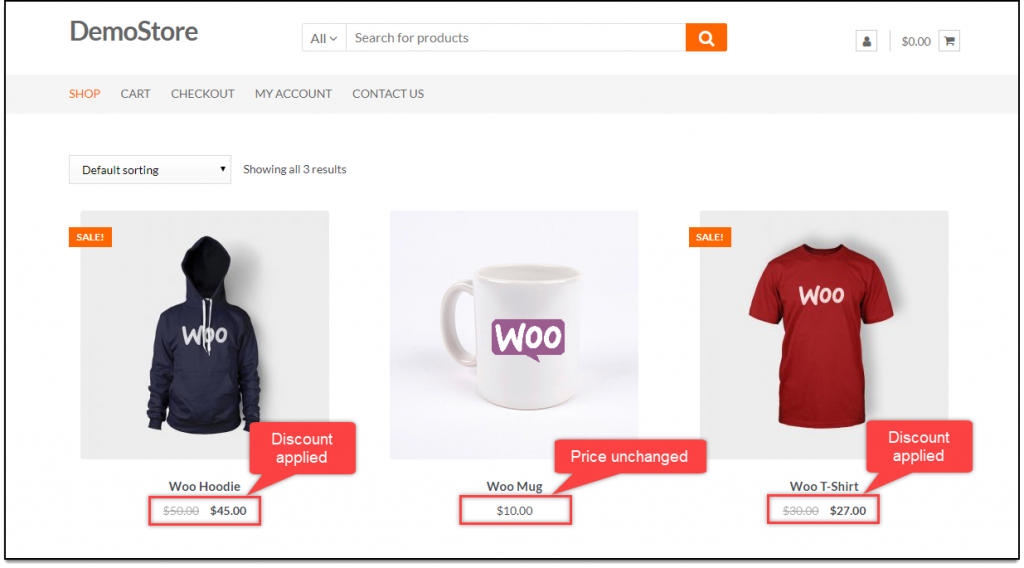 WooCommerce Price Adjustment | Product excluded from Price adjustment