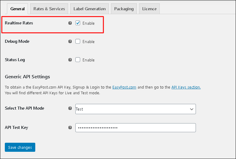 How to solve the issue of unavailability of shipping options on the checkout page from EasyPost using ELEX EasyPost Shipping Method Plugin for WooCommerce? | Enable Real-time Rates