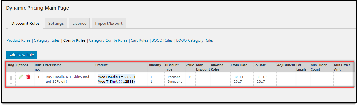 WooCommerce Dynamic Pricing & Discounts | Applying Combinational Rule