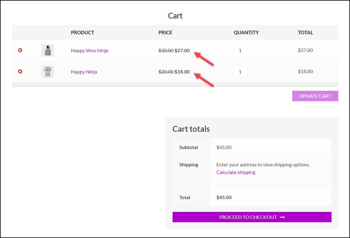 WooCommerce Dynamic Pricing & Discounts | Tag Rule Applied
