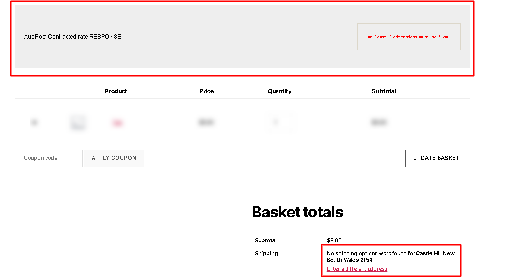 How to Troubleshoot WooCommerce Australia Post Shipping Plugin with Print Label & Tracking | error message of invalid dimensions