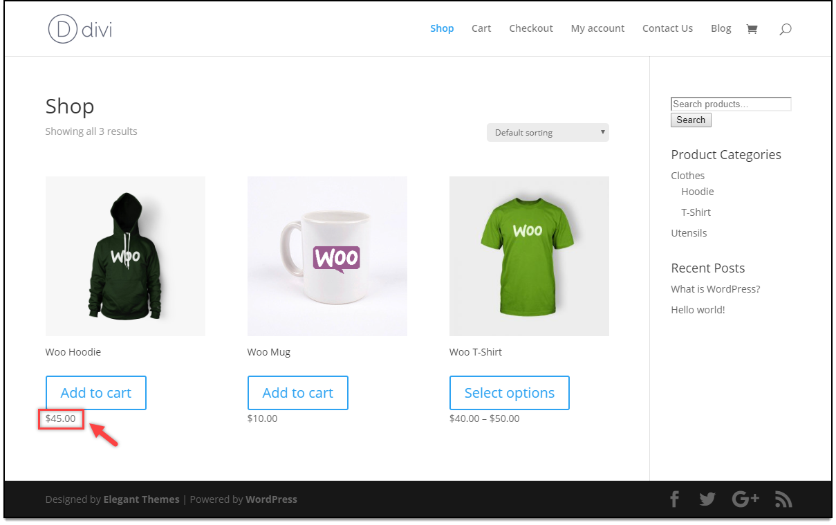 Divi - WooCommerce Catalog Mode | Price adjustment for Shop managers