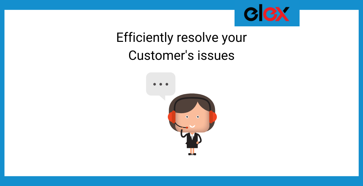 Efficiently resolve your customer's issues Banner