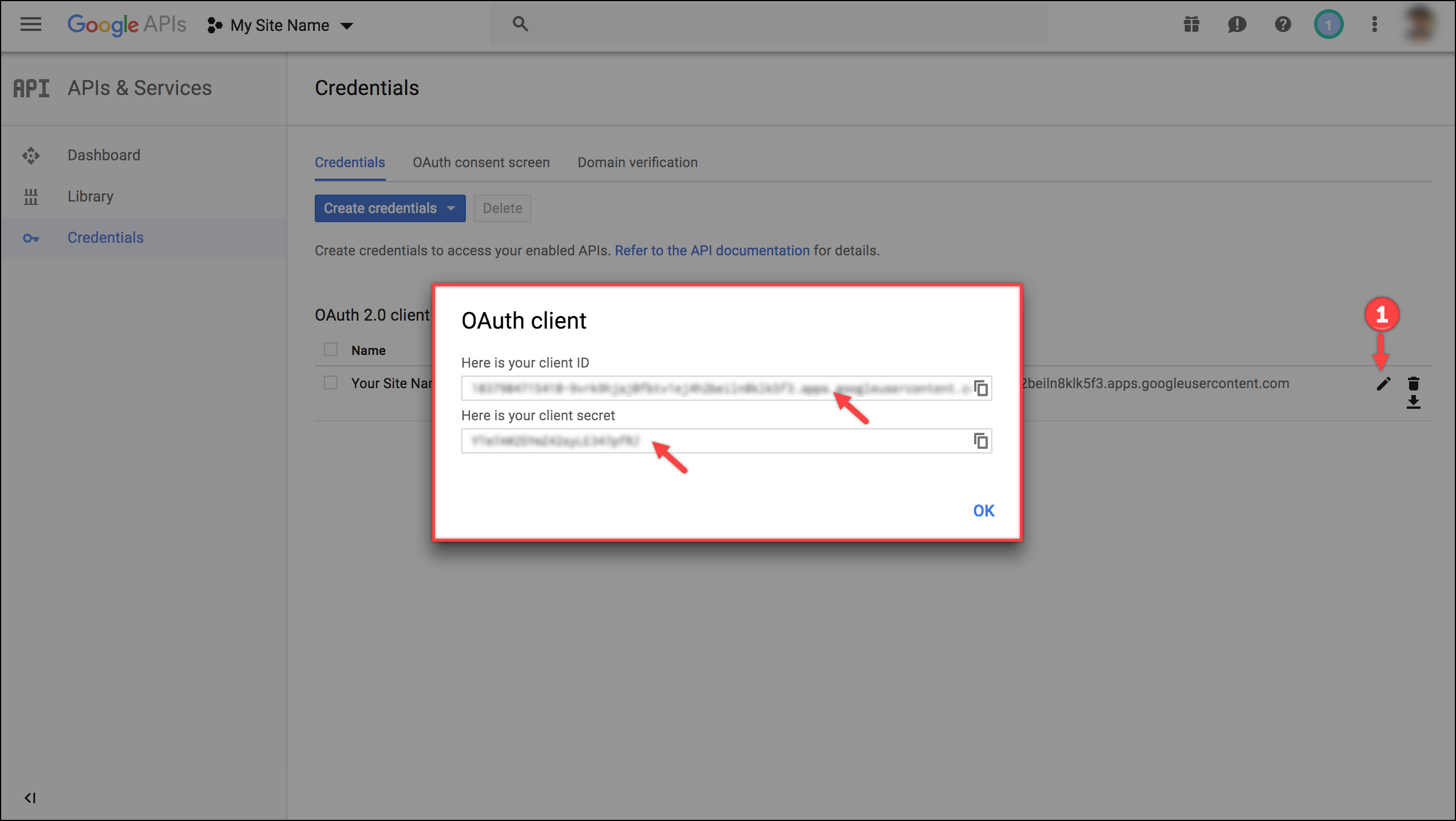 WSDesk Google OAuth | OAuth Client ID and Client Secret