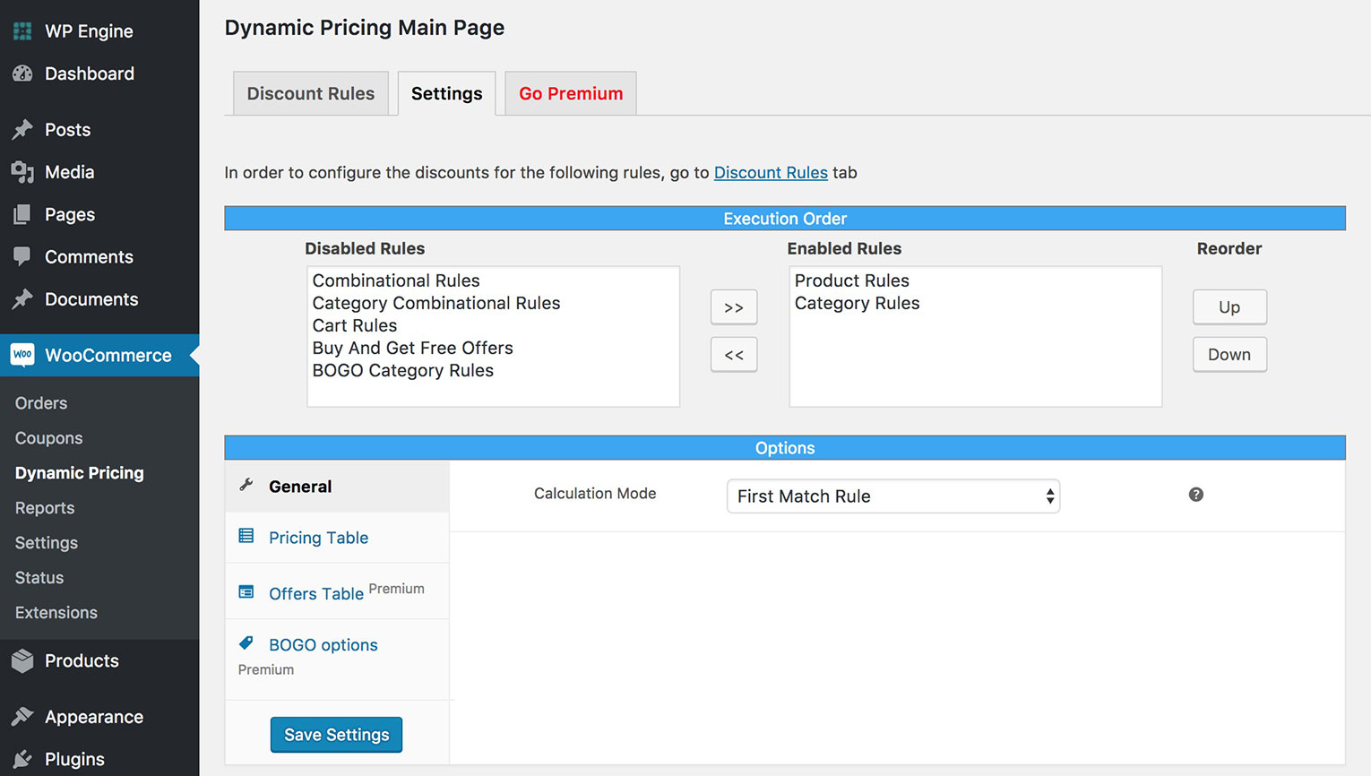 WooCommerce Tables with Dynamic Pricing & Product Discounts