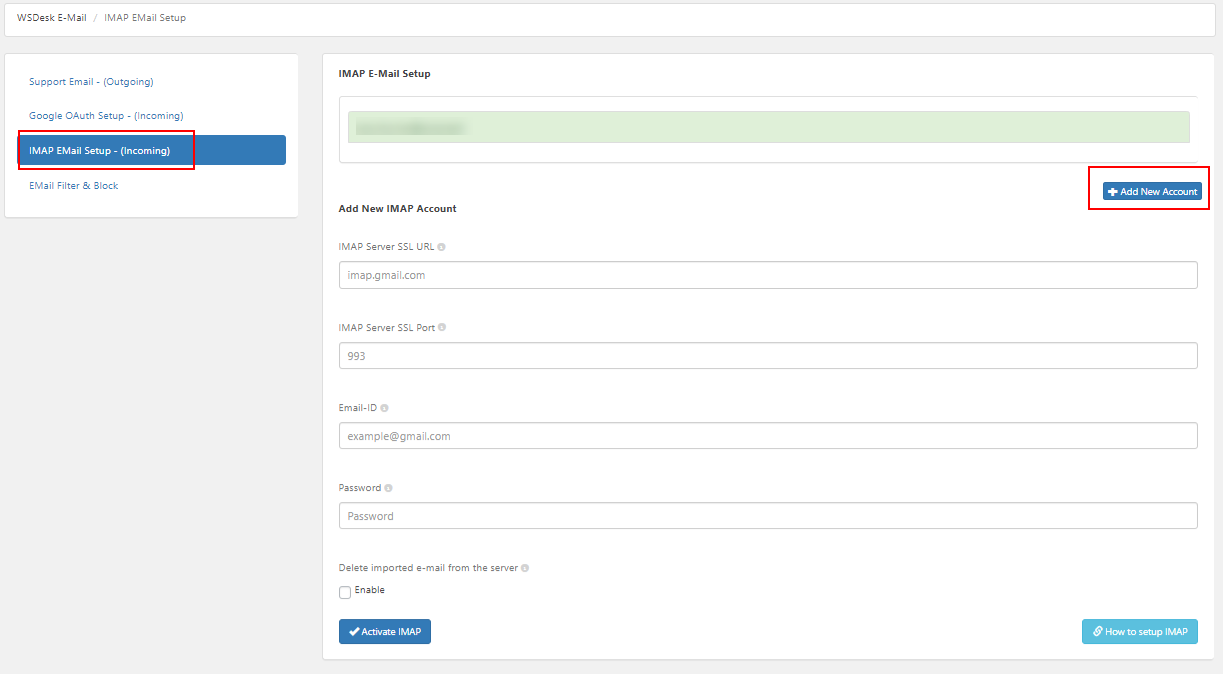ELEX WordPress HelpDesk & Customer Ticketing System Free Version | Add Multiple IMAP Accounts