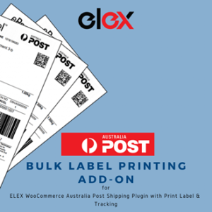 ELEX Australia Post Bulk Label Printing Add-On | Logo