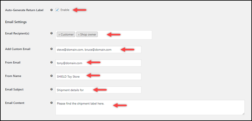 ELEX WooCommerce EasyPost Return Label Add-On | Auto-Generate and Email Settings