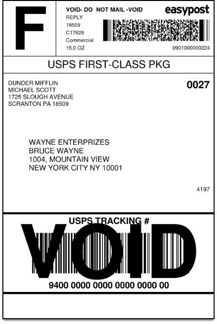 print WooCommerce shipping labels