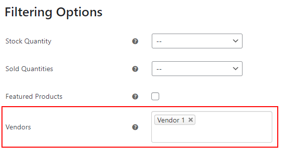  ELEX WooCommerce Google Shopping Plugin | Filtering products based on vendors
