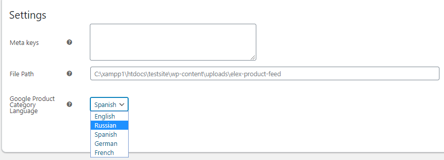 ELEX Google Product Feed | Multi Language