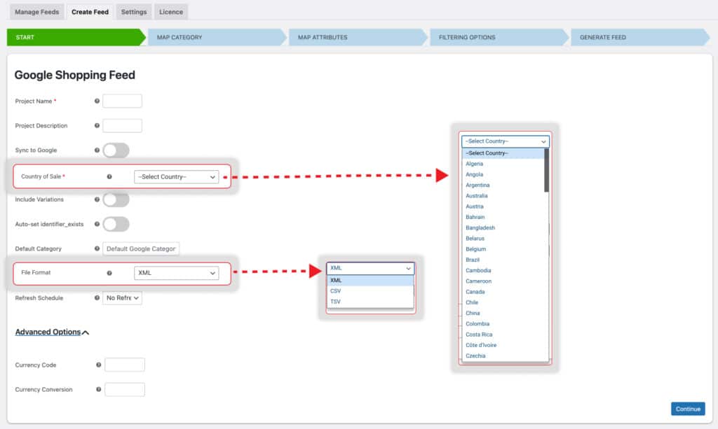 Supports Multiple Countries & Feed File Formats