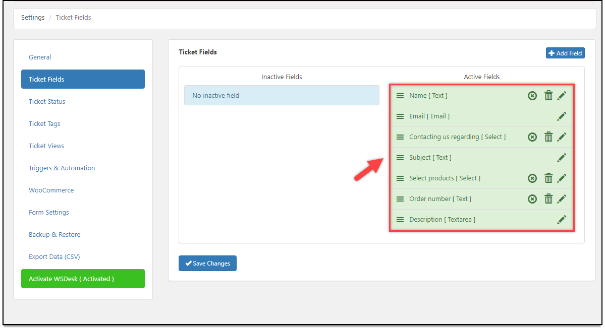Creating Multiple Support Forms | Active WSDesk Ticket Fields