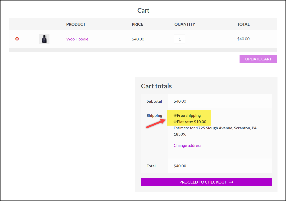 Hide WooCommerce Shipping Methods | Free Shipping & Flat Rate