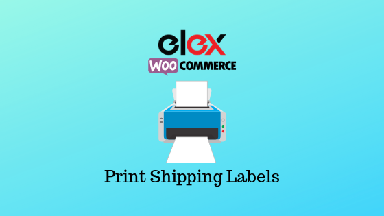 Print shipping labels on WooCommerce