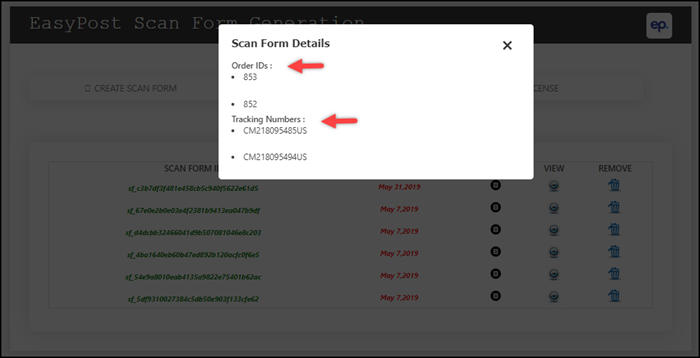 Simple, Intuitive interface | ELEX WooCommerce EasyPost Generate USPS SCAN Forms Add-On