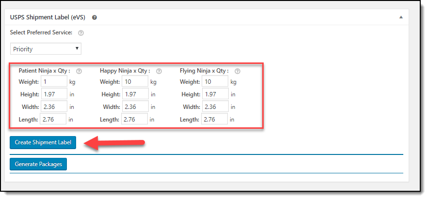 Create usps tracking number, generate usps label for your package