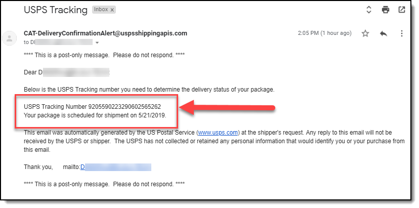 Create usps tracking number, generate usps label for your package