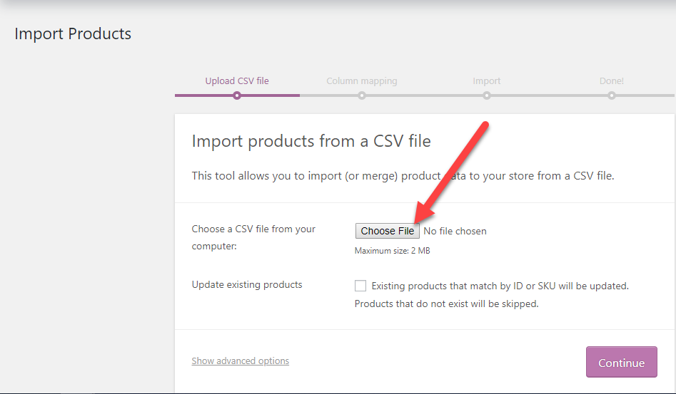 Importing CSv file | WooCommerce Google Shopping