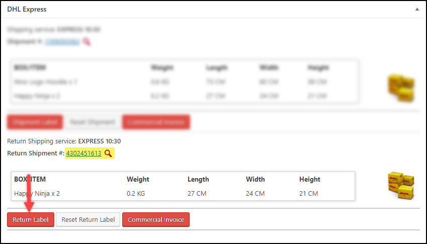 Print DHL Return Label in WooCommerce | Printing DHL Return Label