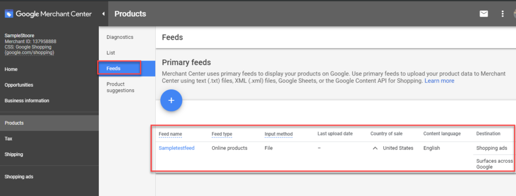 Feed Created | WooCommerce Google Shopping