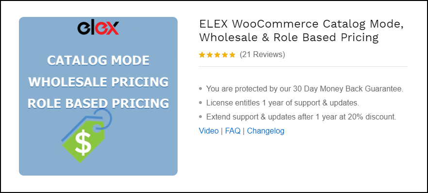 WooCommerce Catalog Mode for Specific User Roles | ELEX WooCommerce Role-Based Pricing Plugin