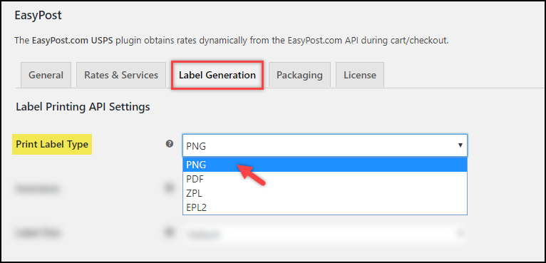 Customize FedEx Shipping Labels with EasyPost | Print Label Type