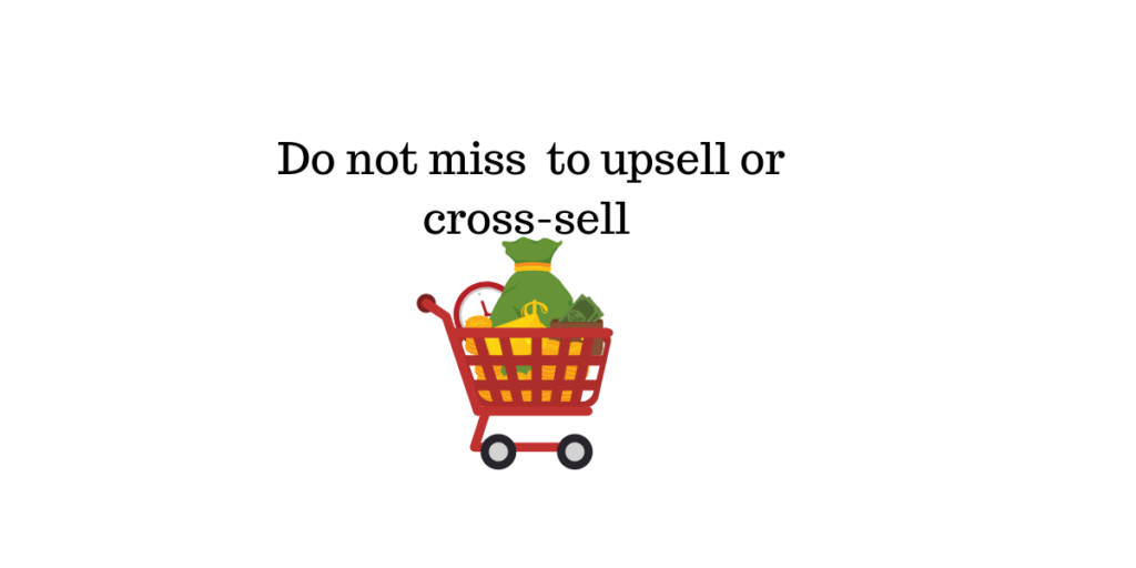 Upsell and CrossSell || live chat support